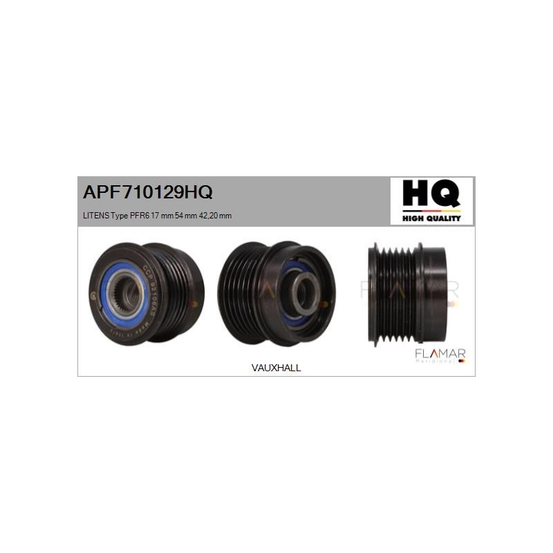 FLAMAR APF710129HQ Polea, alternador - 1
