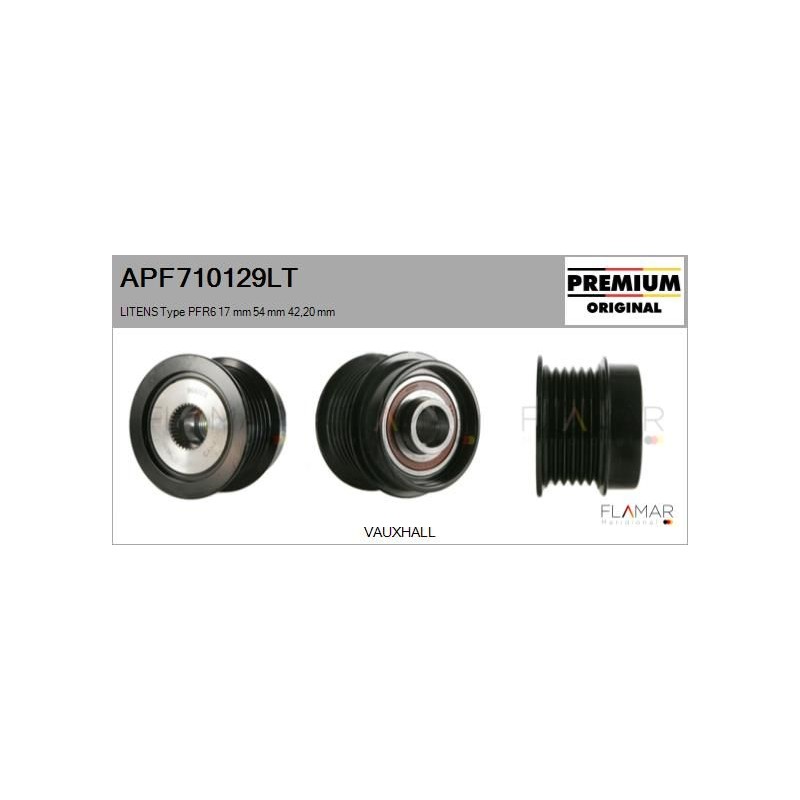 FLAMAR APF710129LT Polea, alternador - 1