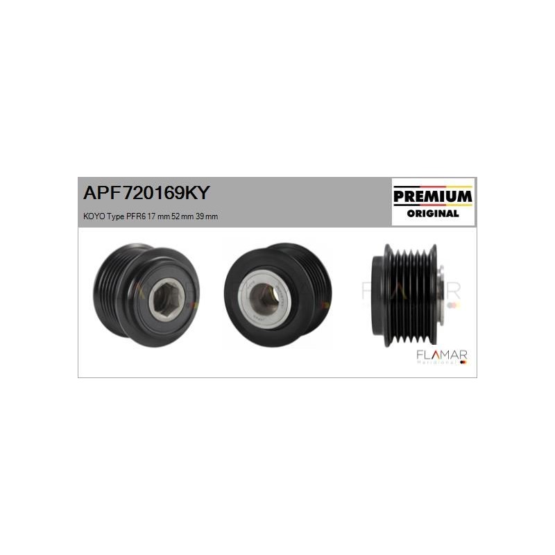 FLAMAR APF720169KY Polea, alternador - 1