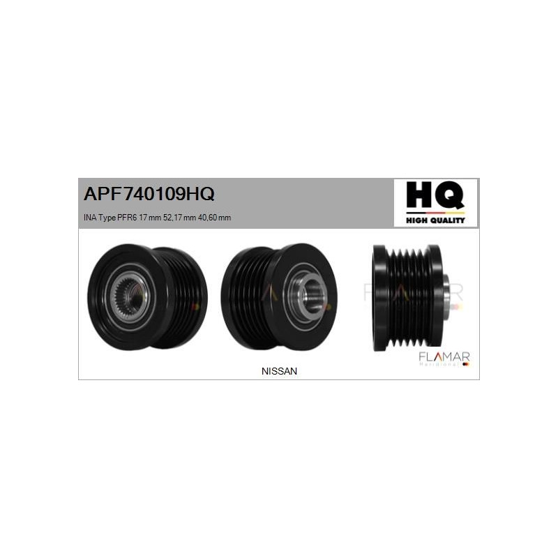 FLAMAR APF740109HQ Polea, alternador - 1