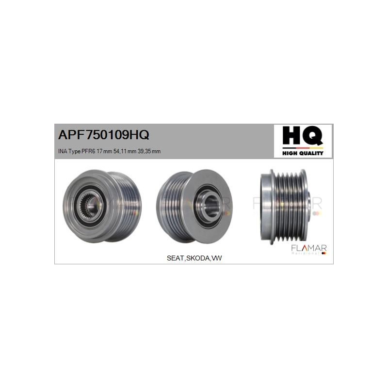 FLAMAR APF750109HQ Polea, alternador - 1