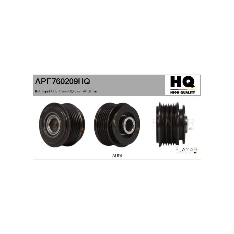 FLAMAR APF760209HQ Polea, alternador - 1