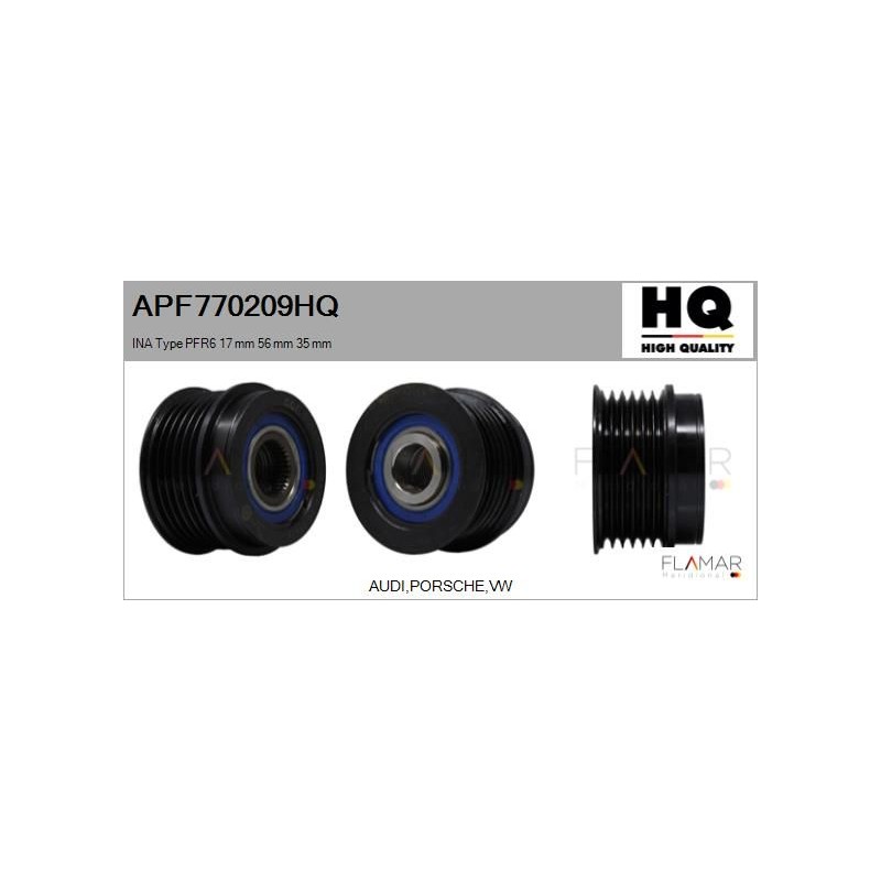 FLAMAR APF770209HQ Polea, alternador - 1