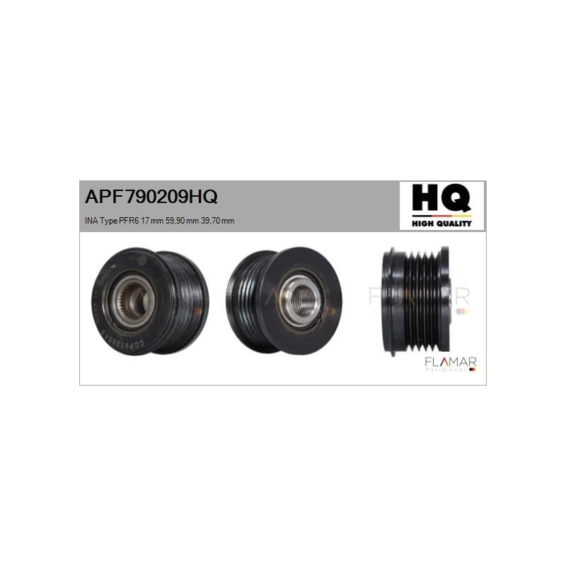 FLAMAR APF790209HQ Polea, alternador - 1