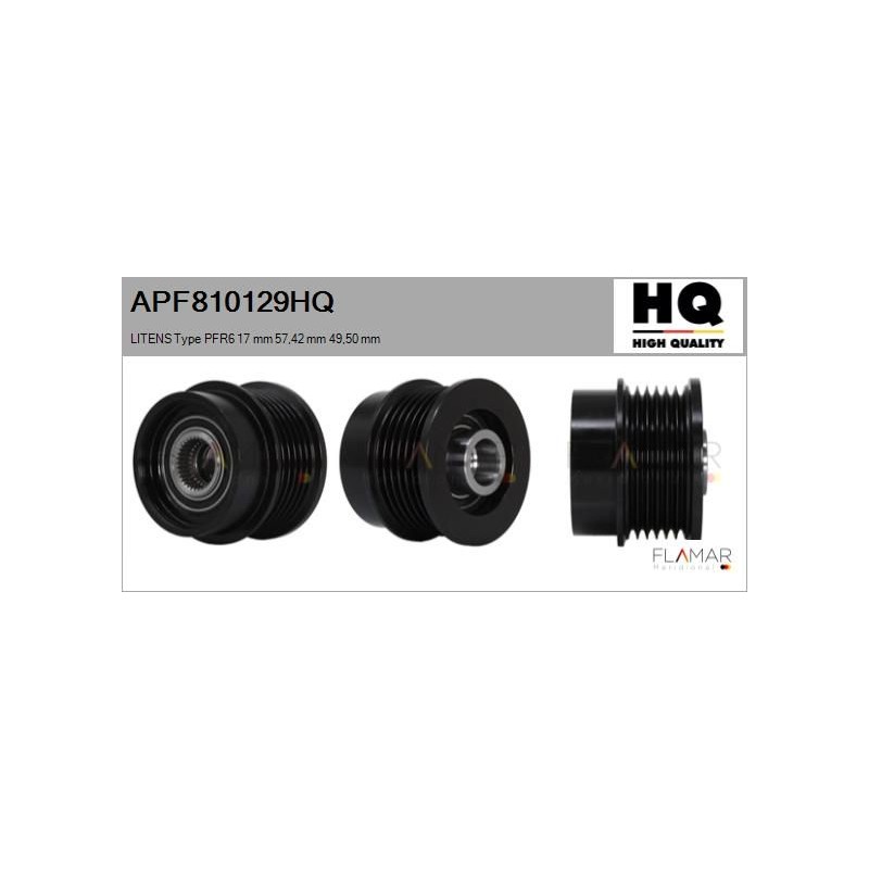 FLAMAR APF810129HQ Polea, alternador - 1
