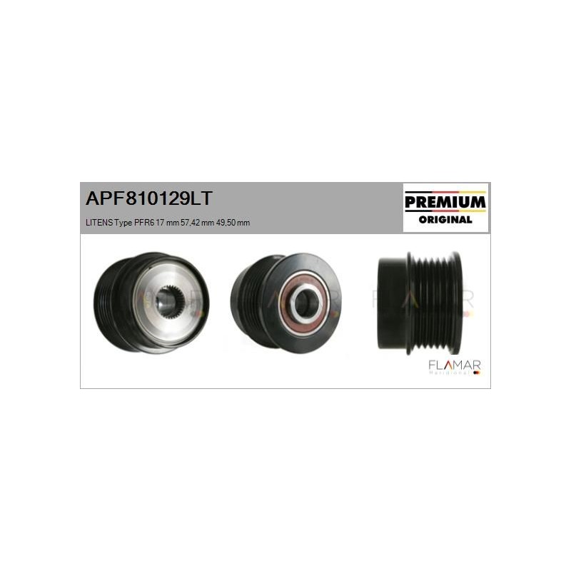FLAMAR APF810129LT Polea, alternador - 1