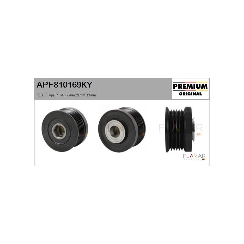 FLAMAR APF810169KY Polea, alternador - 1