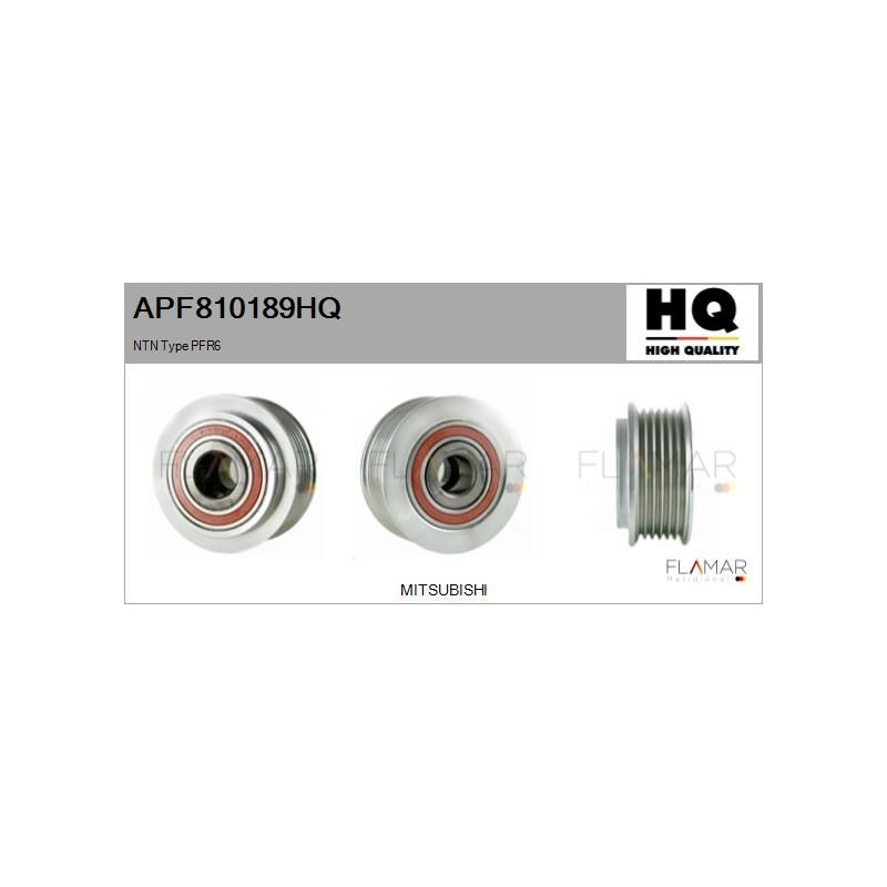 FLAMAR APF810189HQ Polea, alternador - 1