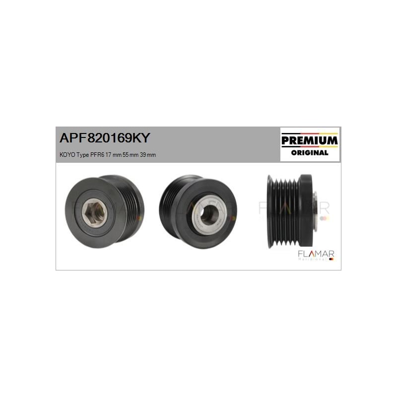 FLAMAR APF820169KY Polea, alternador - 1