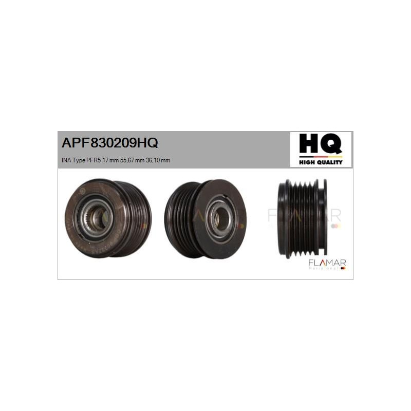 FLAMAR APF830209HQ Polea, alternador - 1