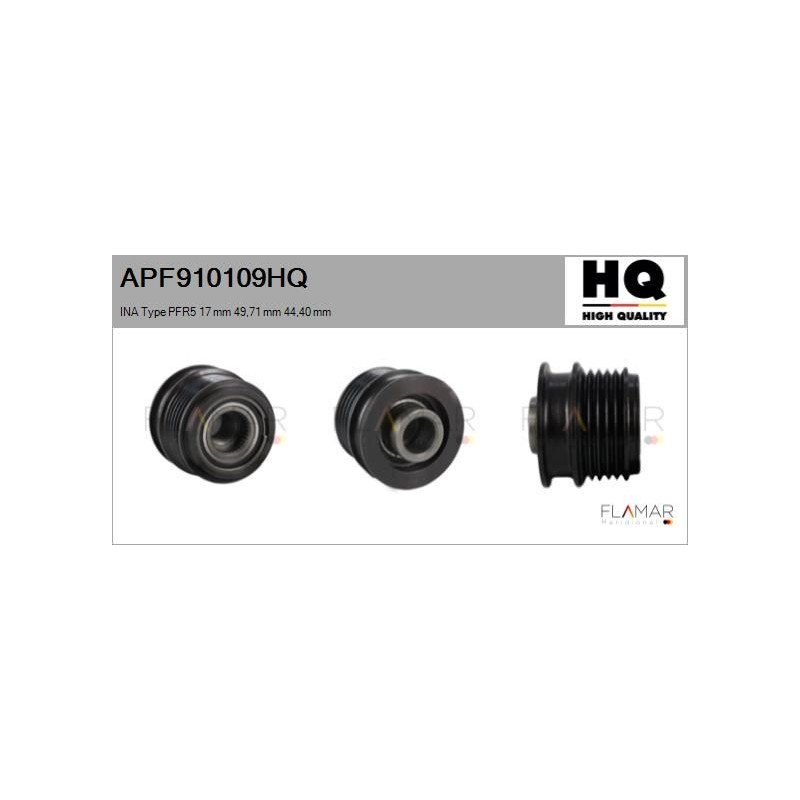 FLAMAR APF910109HQ Polea, alternador - 1