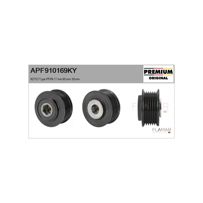 FLAMAR APF910169KY Polea, alternador - 1