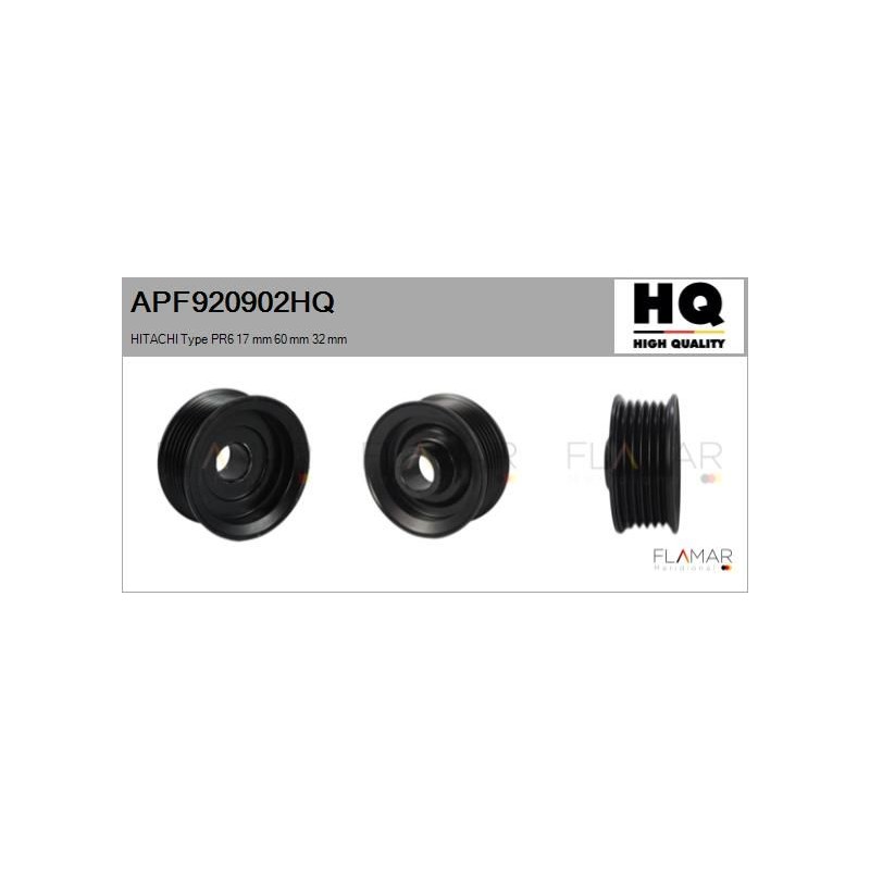 FLAMAR APF920902HQ Polea, alternador - 1