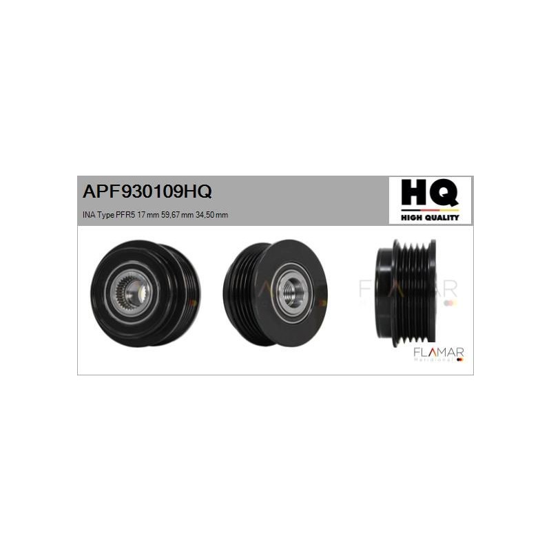 FLAMAR APF930109HQ Polea, alternador - 1