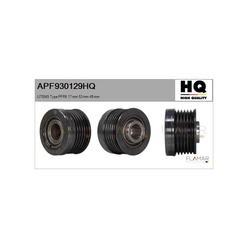FLAMAR APF930129HQ Polea, alternador - 1