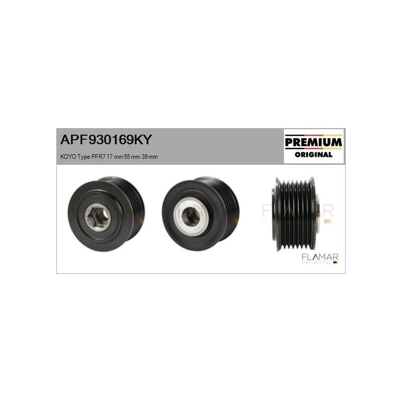FLAMAR APF930169KY Polea, alternador - 1