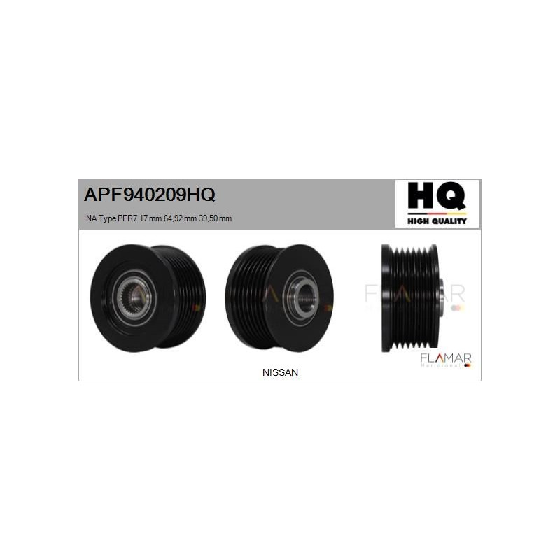 FLAMAR APF940209HQ Polea, alternador - 1