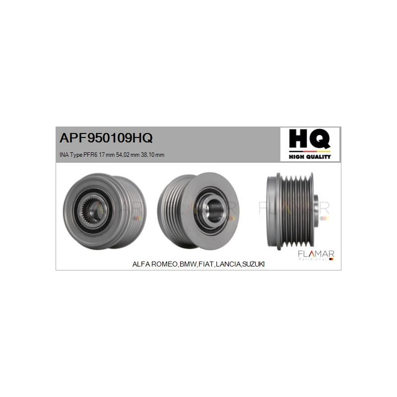 FLAMAR APF950109HQ Polea, alternador - 1