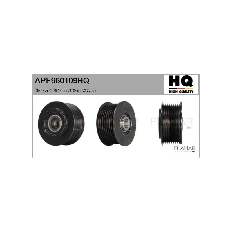 FLAMAR APF960109HQ Polea, alternador - 1