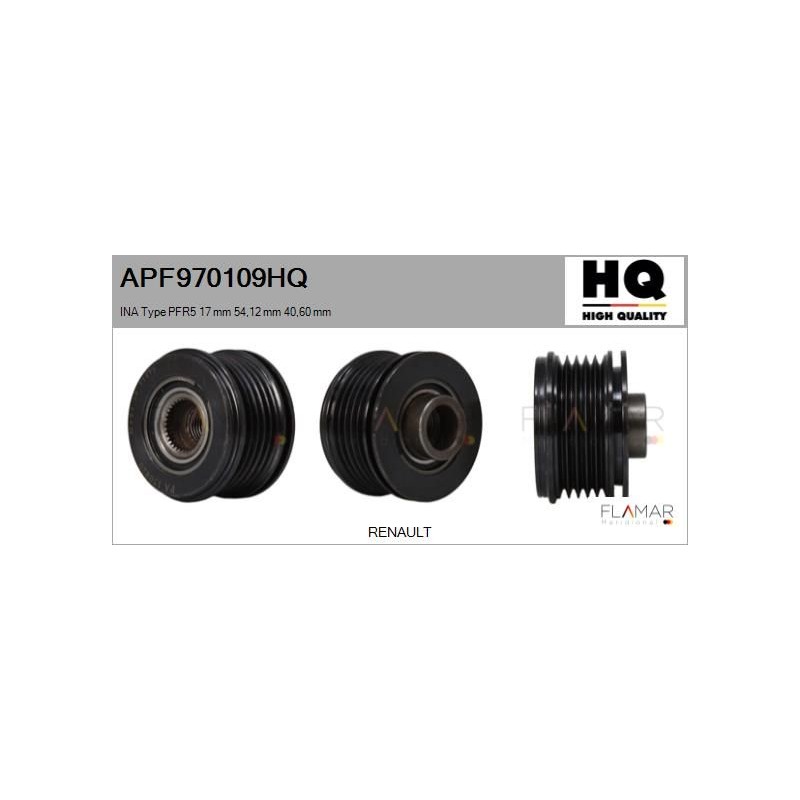 FLAMAR APF970109HQ Polea, alternador - 1