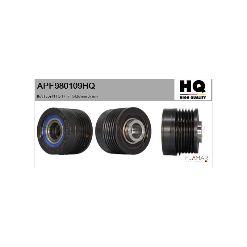 FLAMAR APF980109HQ Polea, alternador - 1