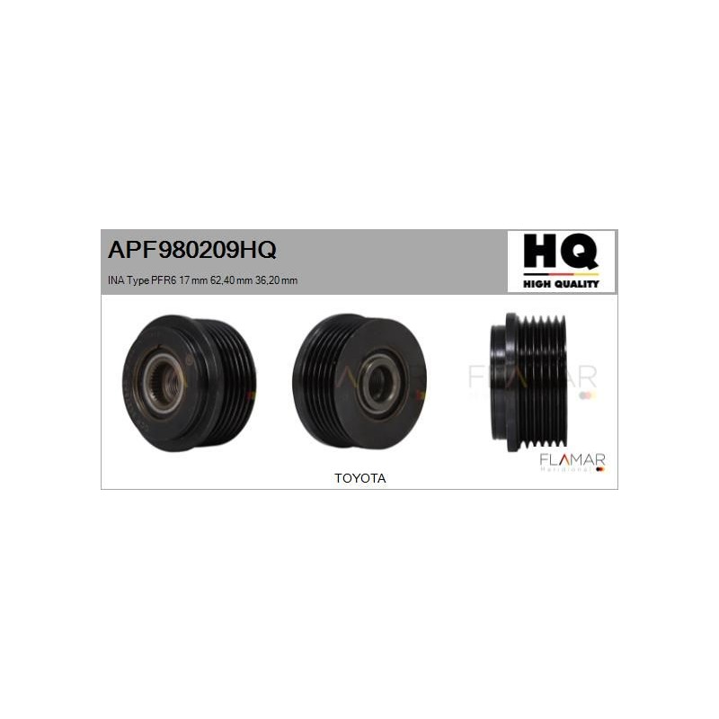 FLAMAR APF980209HQ Polea, alternador - 1