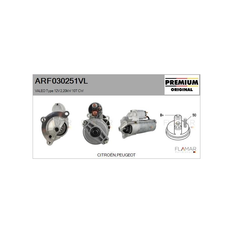 FLAMAR ARF030251VL Motor de arranque - 1
