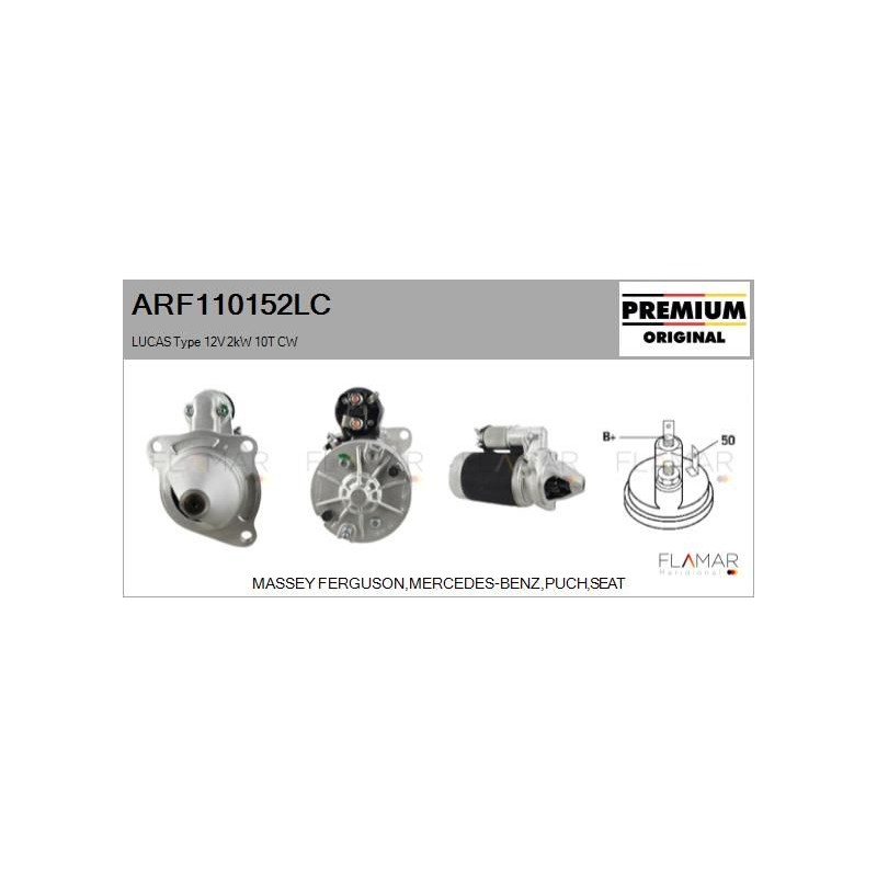 FLAMAR ARF110152LC Motor de arranque - 1