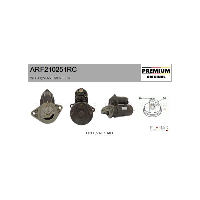 FLAMAR ARF210251RC Motor de arranque - 1