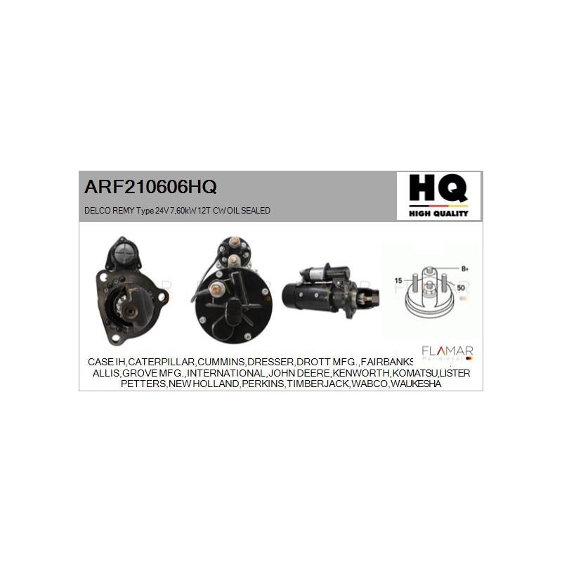 FLAMAR ARF210606HQ Motor de arranque - 1