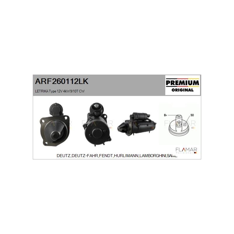 FLAMAR ARF260112LK Motor de arranque - 1