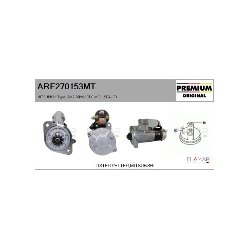 FLAMAR ARF270153MT Motor de arranque - 1