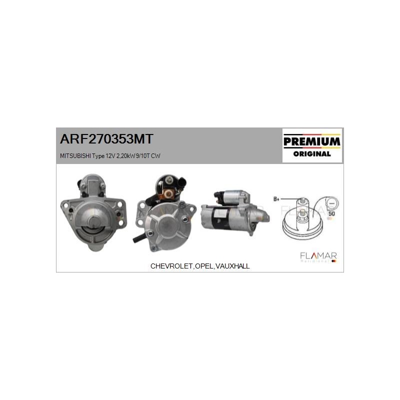 FLAMAR ARF270353MT Motor de arranque - 1