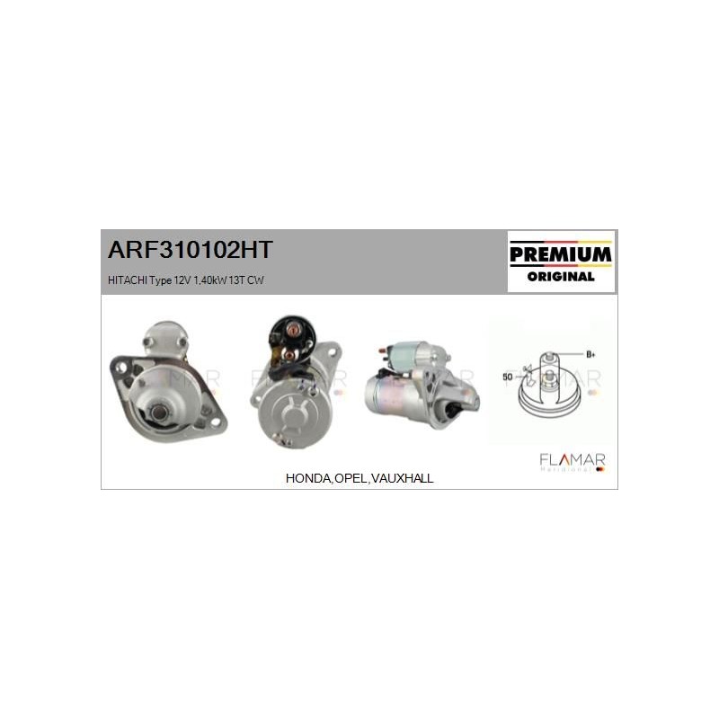 FLAMAR ARF310102HT Motor de arranque - 1