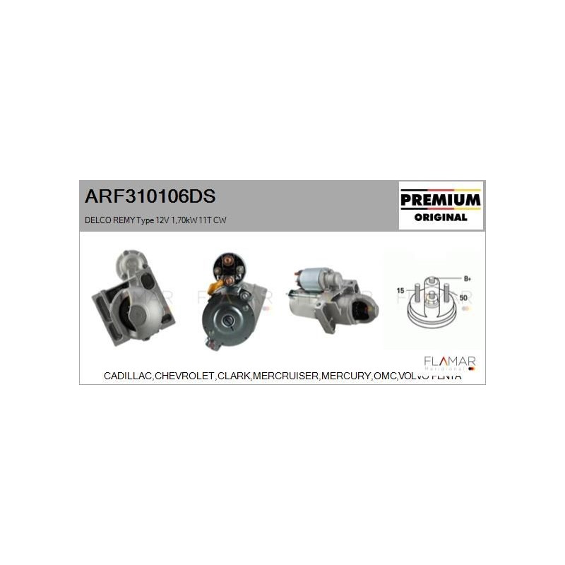 FLAMAR ARF310106DS Motor de arranque - 1