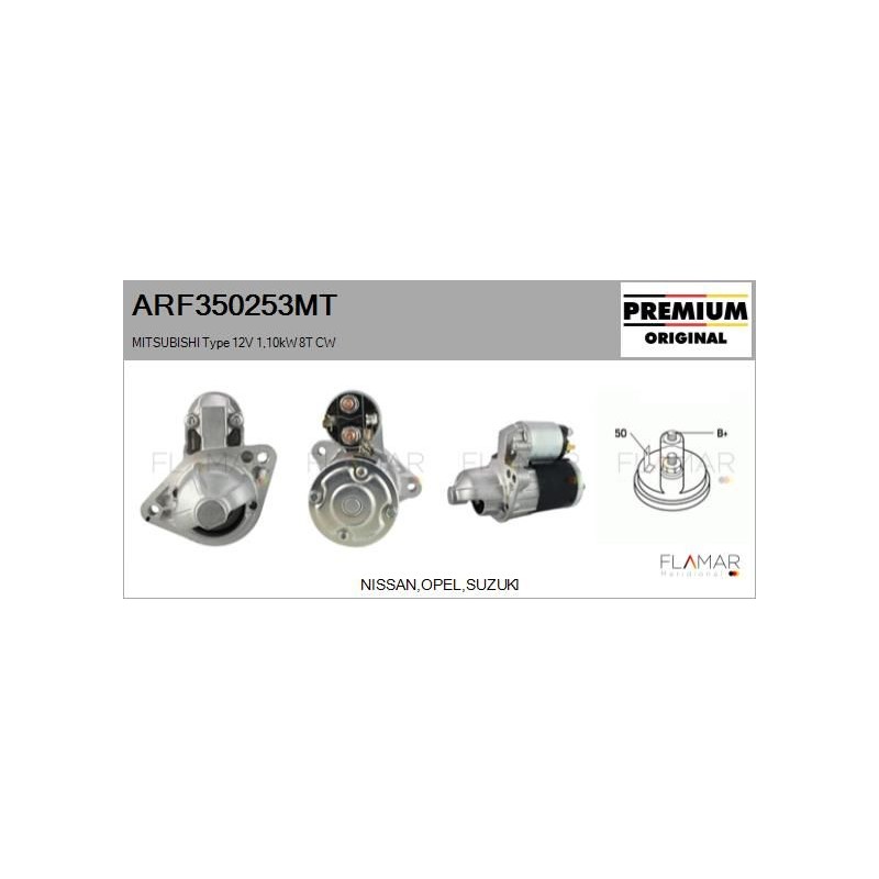 FLAMAR ARF350253MT Motor de arranque - 1