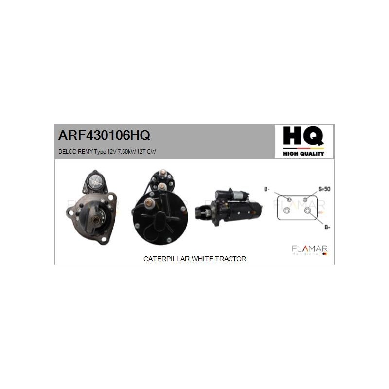 FLAMAR ARF430106HQ Motor de arranque - 1