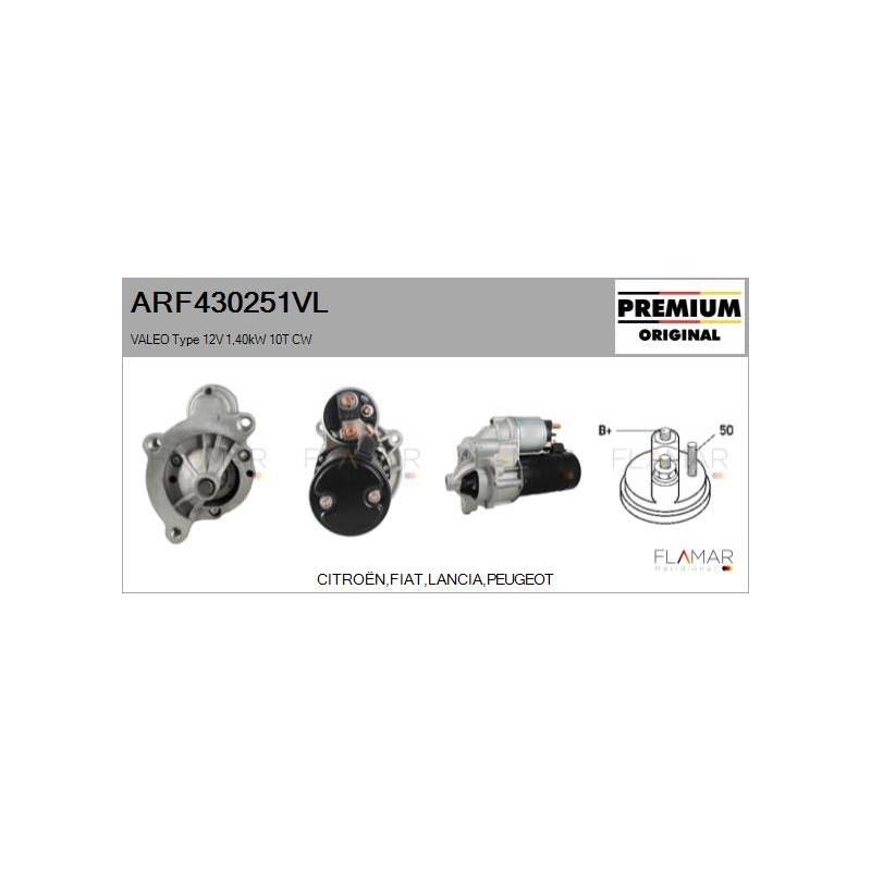 FLAMAR ARF430251VL Motor de arranque - 1