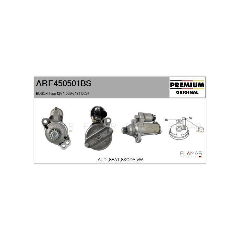 FLAMAR ARF450501BS Motor de arranque - 1
