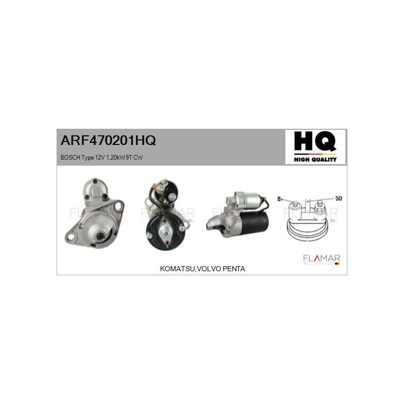 FLAMAR ARF470201HQ Motor de arranque - 1