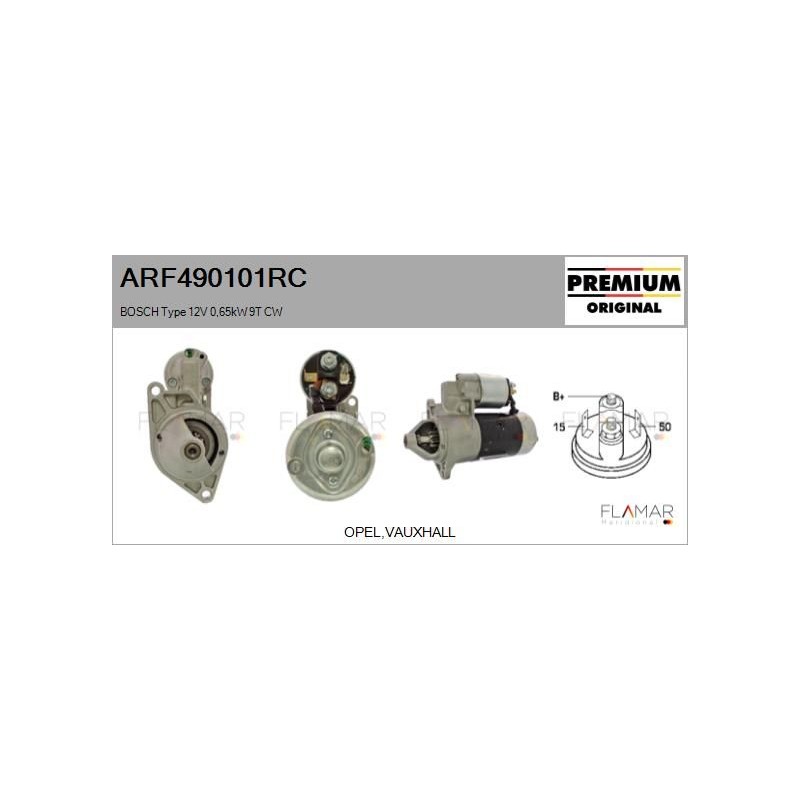 FLAMAR ARF490101RC Motor de arranque - 1