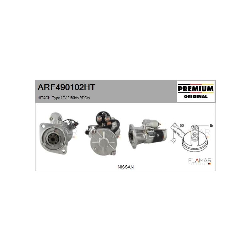FLAMAR ARF490102HT Motor de arranque - 1