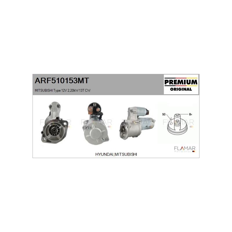 FLAMAR ARF510153MT Motor de arranque - 1