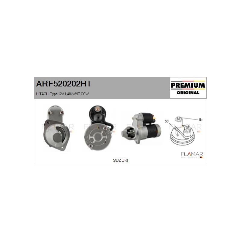 FLAMAR ARF520202HT Motor de arranque - 1