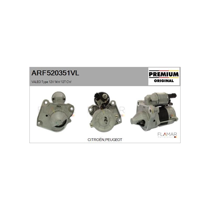 FLAMAR ARF520351VL Motor de arranque - 1
