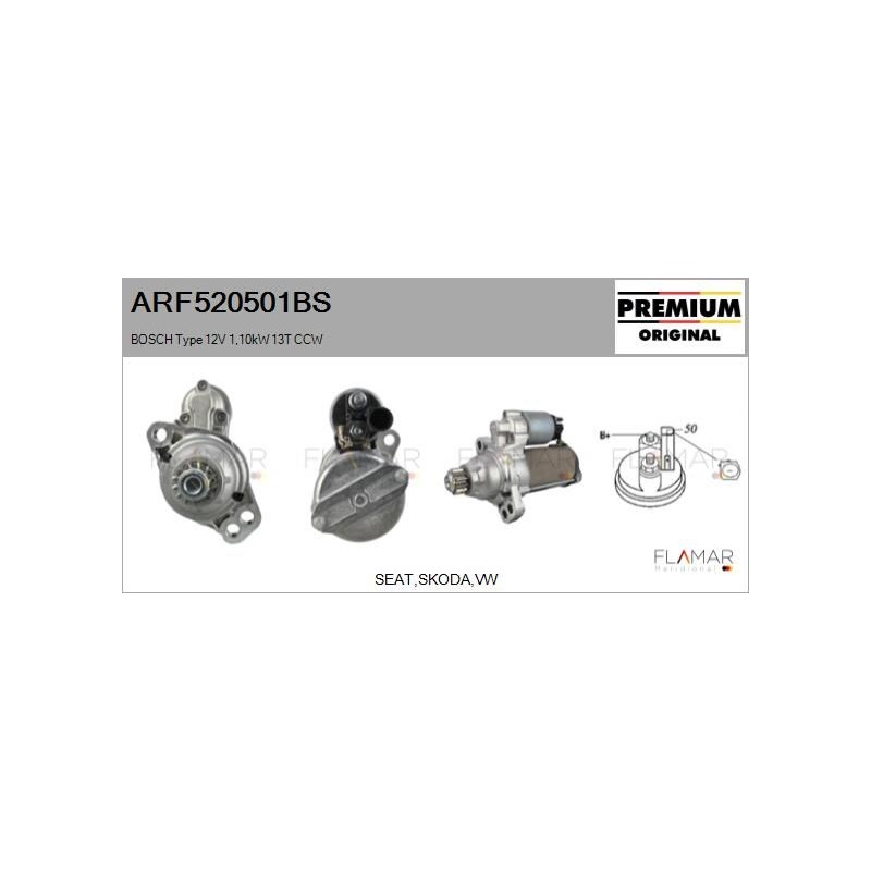 FLAMAR ARF520501BS Motor de arranque - 1