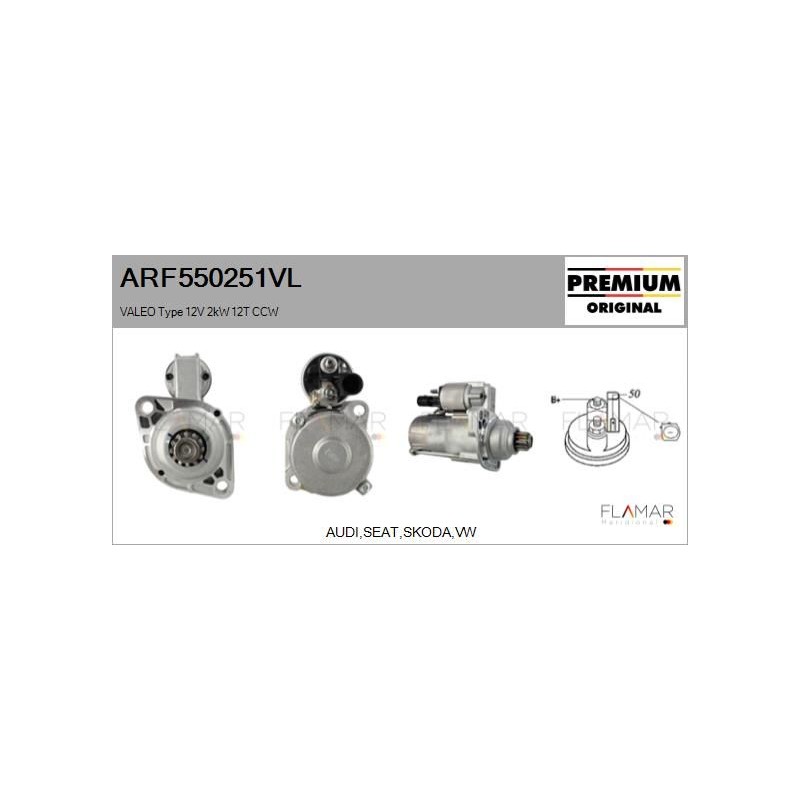 FLAMAR ARF550251VL Motor de arranque - 1