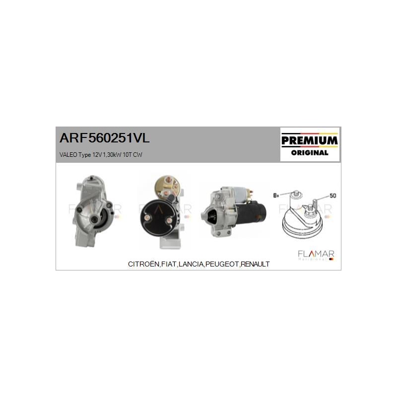 FLAMAR ARF560251VL Motor de arranque - 1