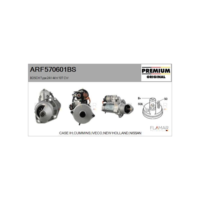 FLAMAR ARF570601BS Motor de arranque - 1