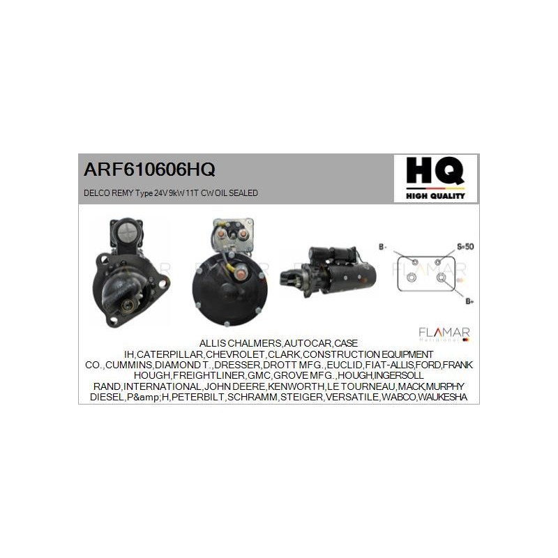 FLAMAR ARF610606HQ Motor de arranque - 1